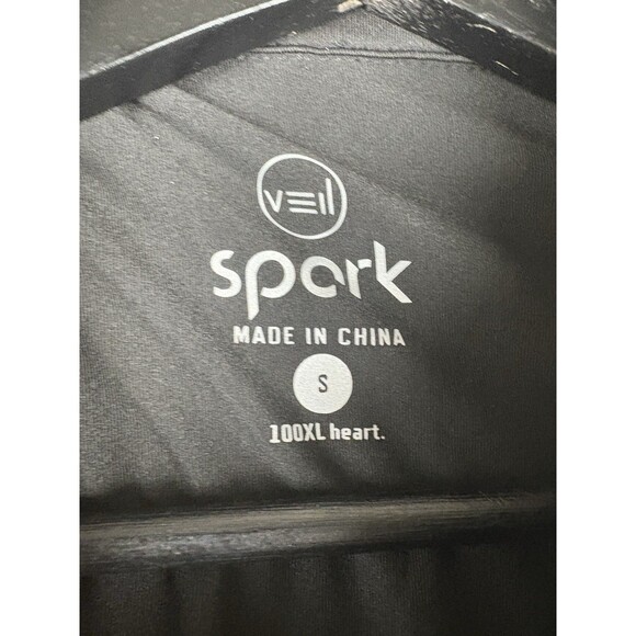 Veil Garments Spark Half Zip Pullover Sz S Black Long sleeve Modest Performance - Picture 8 of 8